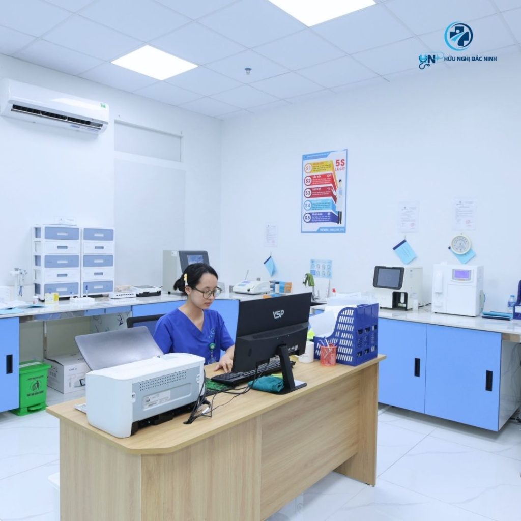 Khoa Xét nghiệm tổng hợp tại đa khoa Hữu Nghị Bắc Ninh